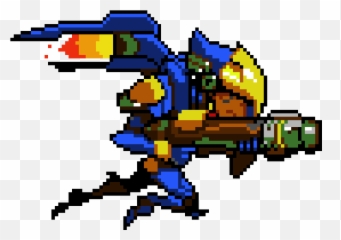Pharah - Overwatch Pixel Spray png