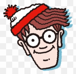 Waldo Face Transparent Png Image - Wally Now,Waldo Png