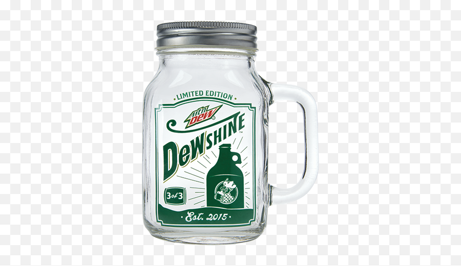 Download Mtn Dew Shine Jar - Mountain Dew Dewshine Soda 4 Serveware Png,Mtn Dew Logo Png
