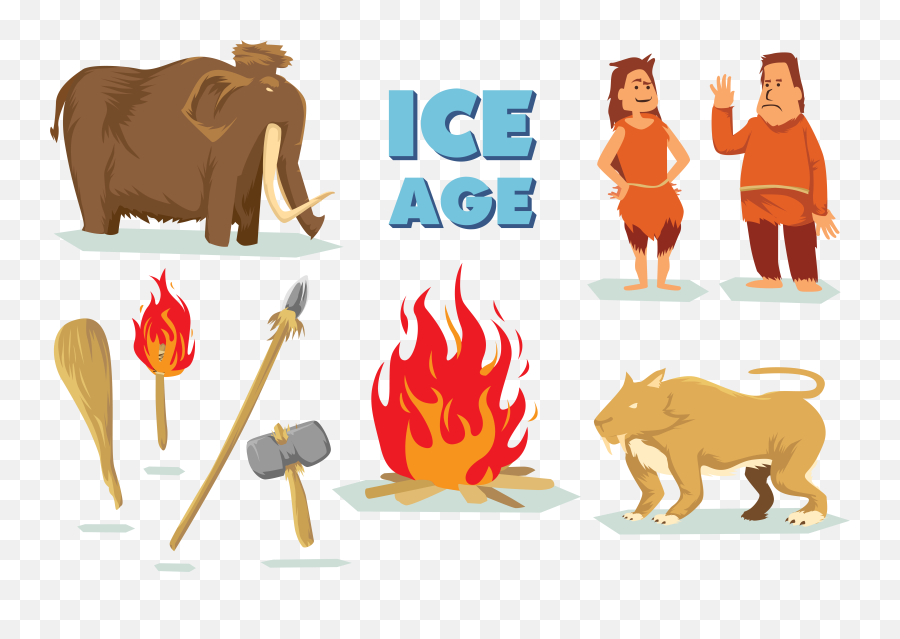 Woolly Mammoth Illustration Glacial Clipart - Full Size Png,Mammoth Png