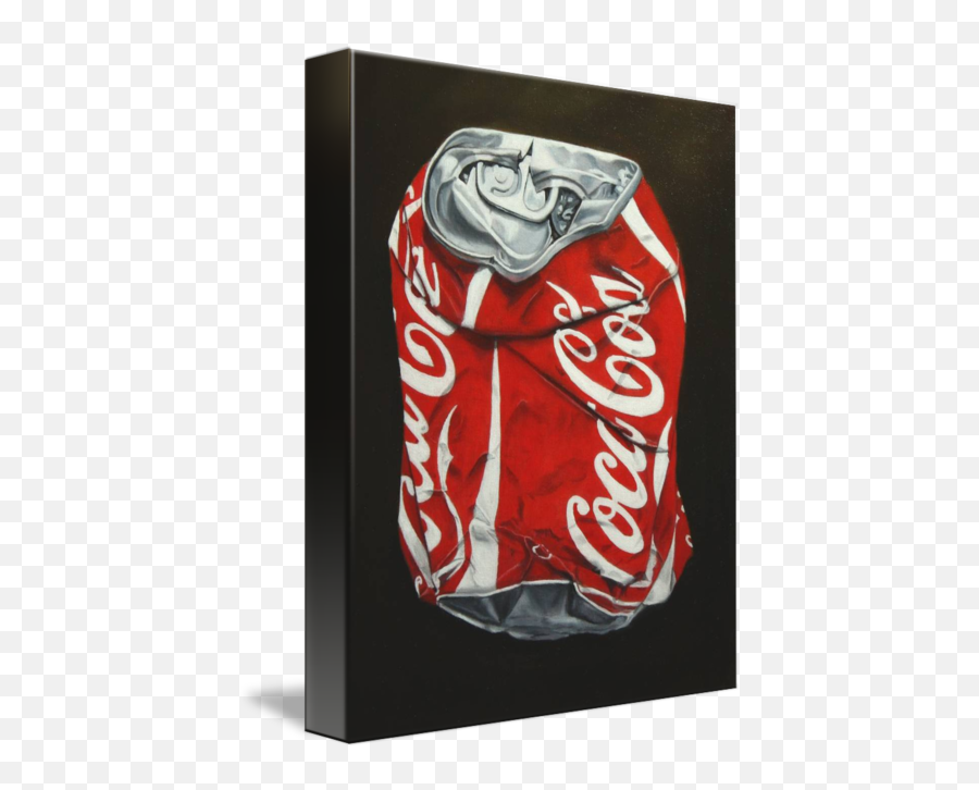 Crushed Coke Can By Sid Ball - Coke Crushed Can Drawing Png,Coke Can Png