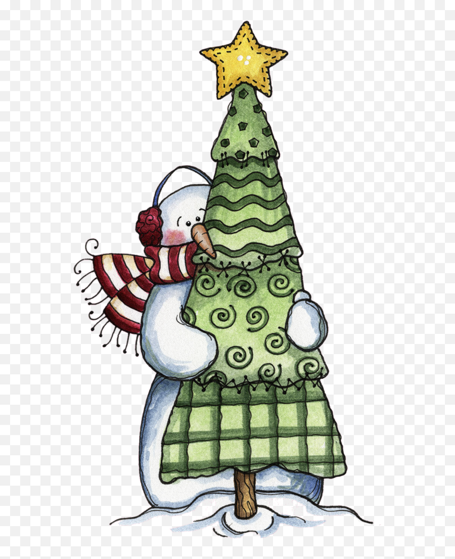 Download Snowman Coloring Tree Drawing Book Cartoon - Laurie Christmas Paintings Png,Tree Drawing Png
