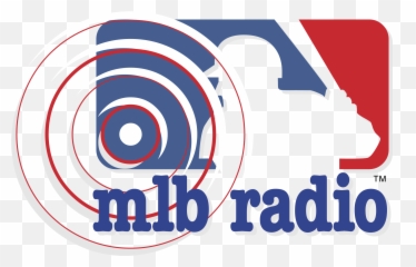 Mlb Radio Logo Png Transparent - Vertical,Mlb Logo Png
