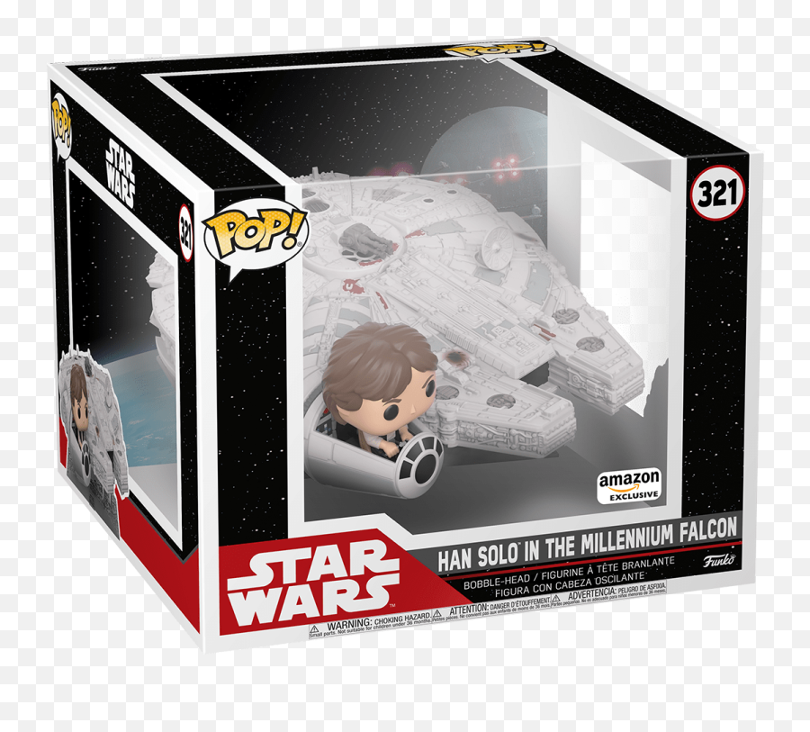 Han Solo In The Millennium Falcon - Funko Pop Han Solo Millennium Falcon Png,Millennium Falcon Png