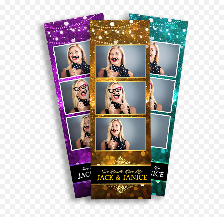 Sparkle Lights Strips - Birthday Photo Booth Strip Design Png,Glitter Overlay Png