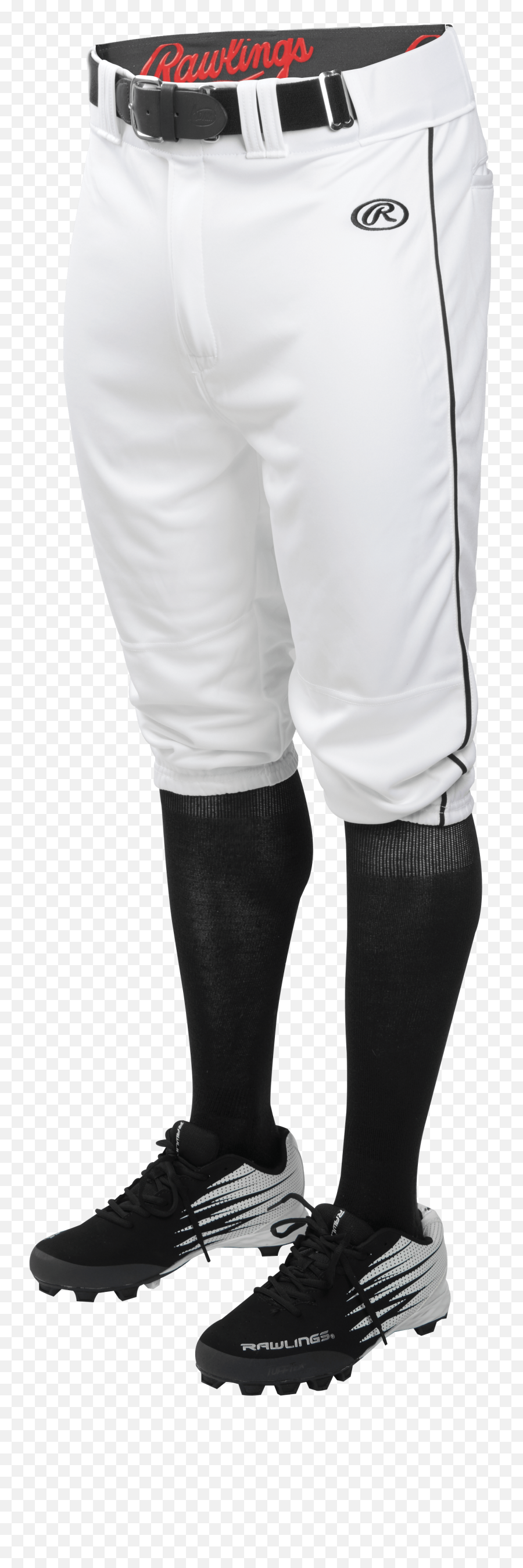 Rawlings Youth Launch Knicker Piped Baseball Pant Whiteblack Stripe Large - Knickers Pants Baseball Png,Black Stripe Png