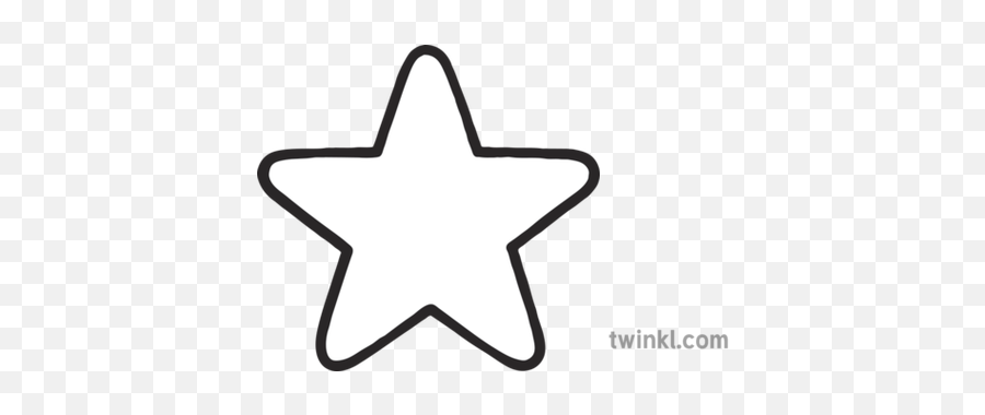 Emoji Star Eyfs Black And White Rgb Illustration - Twinkl Star Icon Png,Star Emoji Transparent