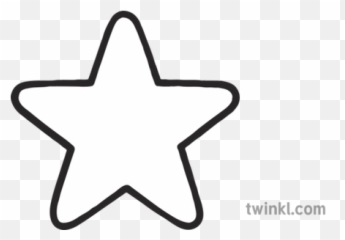 Emoji Star Eyfs Black And White Rgb Illustration - Twinkl Icon Png