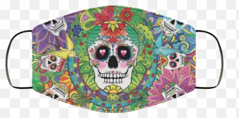 Sugar Skull Face Mask - Educa Puzzle 1000 Skull Png,Skull Mask Png