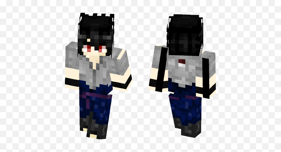 Download Sasuke Uchiha Naruto Minecraft Skin For Free - Fictional Character Png,Sasuke Uchiha Png