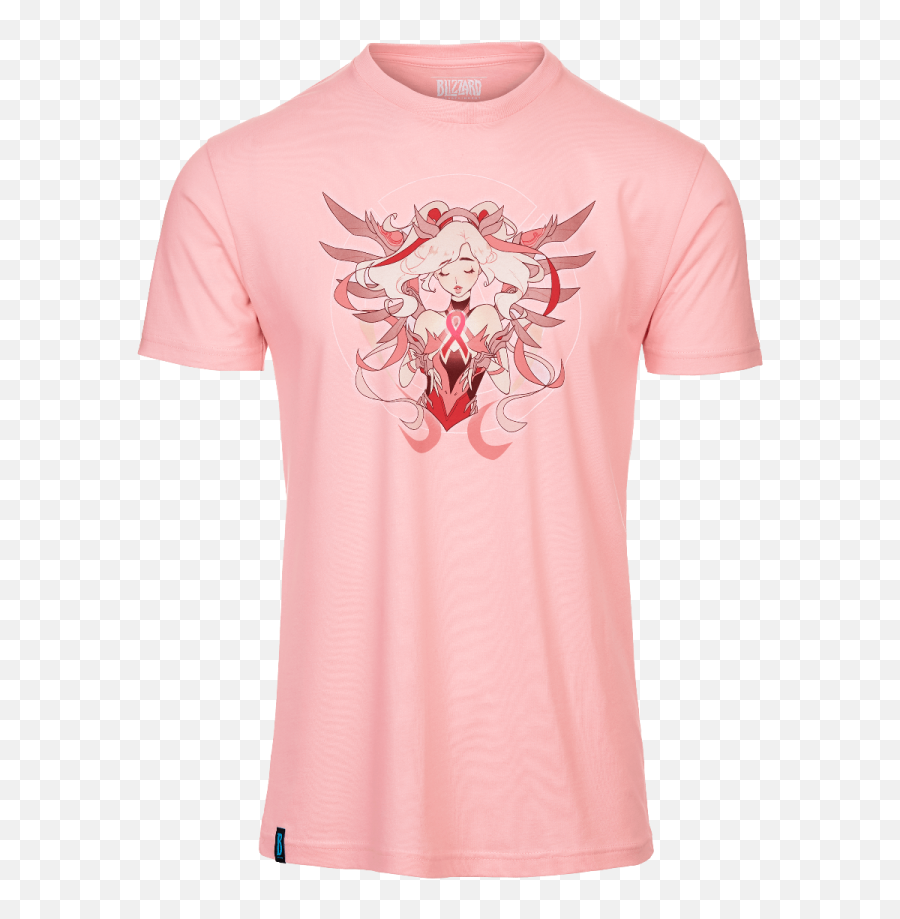 Bcrf Charity Event - Overwatch Pink Mercy Shirt Png,Mercy Player Icon