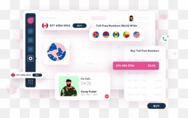 Get Toll - free Number Phone System Freshcaller Technology Applications png