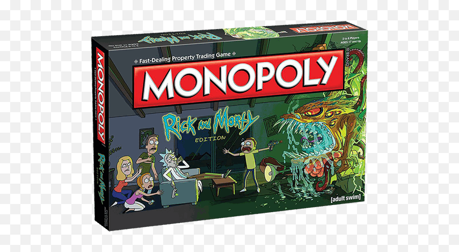 Monopoly - Rick And Morty Edition Board Game Rick And Morty Game Png,Rick And Morty Png