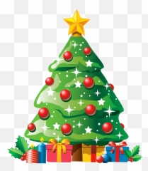 Coffee Cup Christmas Trees Clip Library - Christmas Tree Png Clip Art,Christmas Vector Png