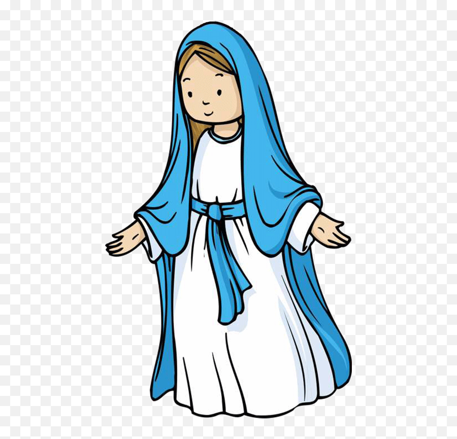 Top Mary Clip Art Free Clipart Spot Png - Mary Clipart,Virgin Mary Png