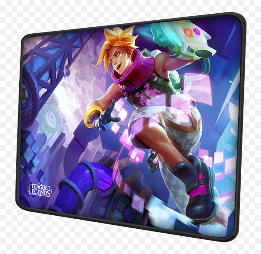 Lol - Arcade Ezreal Mousepad Thegamebank Arcade Ezreal Splash Art Png,Ezreal Icon