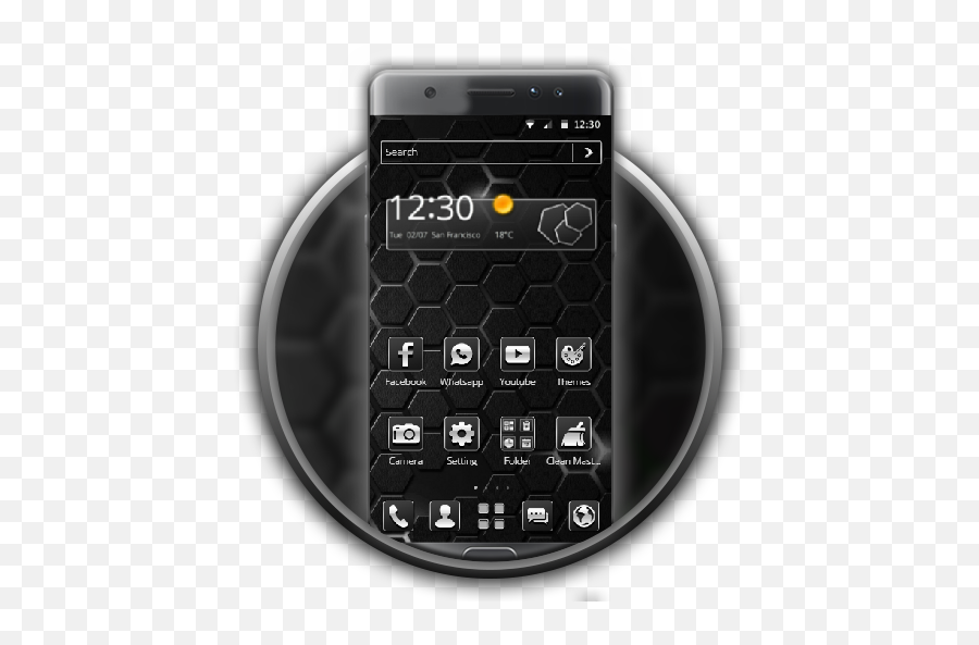Successful Black Launcher 117 Download Android Apk Aptoide - Dot Png,Touchwiz Samsung Galaxy S7 Icon