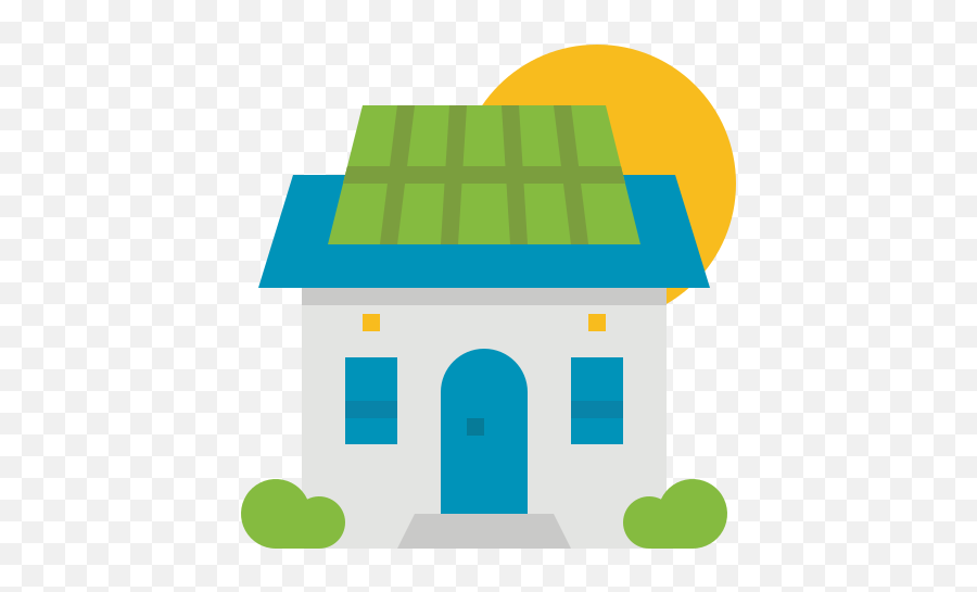 Eco Home - Free Buildings Icons Vertical Png,Green Home Icon