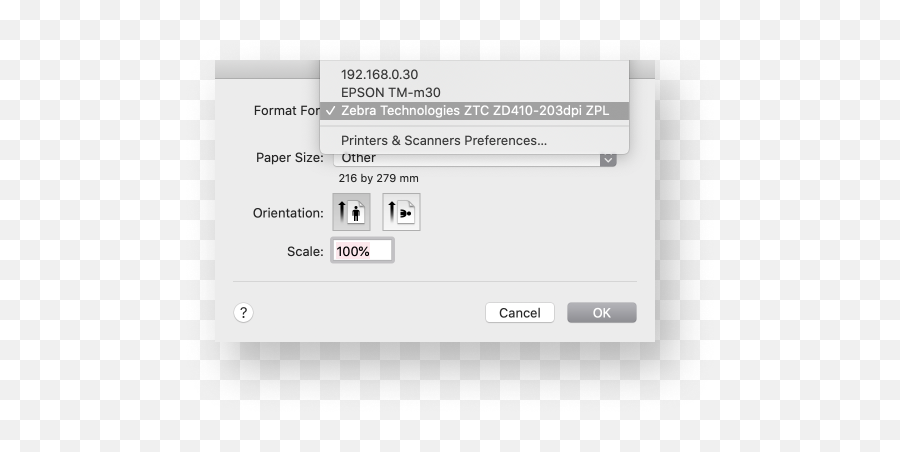 Setting Up The Zebra Zd410 For Custom Label Printing - Dot Png,Address Bar Icon Size