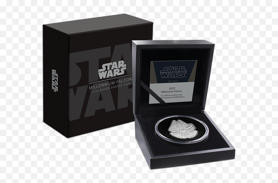 Millennium Falcon 3oz Silver Coin New Zealand Mint - Star Wars Millennium Falcon 1 Oz 2021 Png,Millennium Falcon Icon