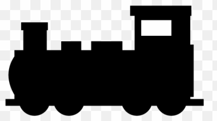 Train Steam Locomotive Railway Smoke - Icon Transparent Silhouette Clipart png