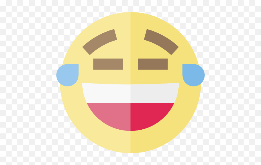 Laughing Emoticons Emoji Feelings Smileys Icon - Emoji Icon Png,Laughing Face Emoji Png