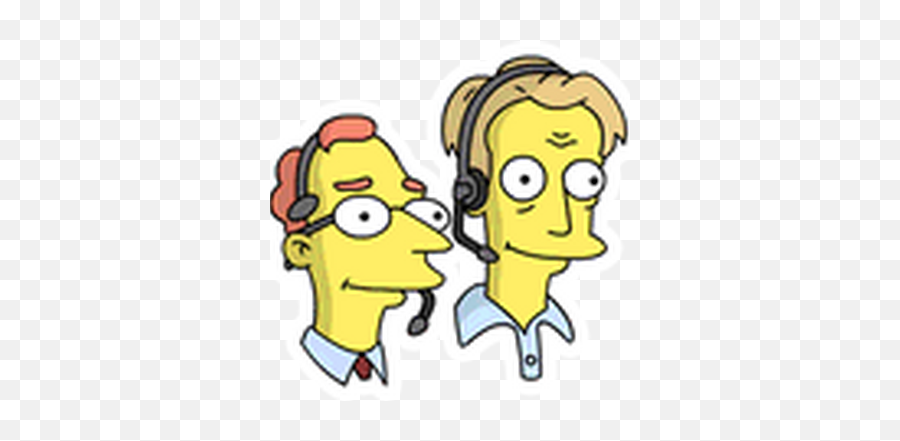Two Men And A Desk The Simpsons Tapped Out Wiki Fandom - Happy Png,Myrrh Streaming Icon