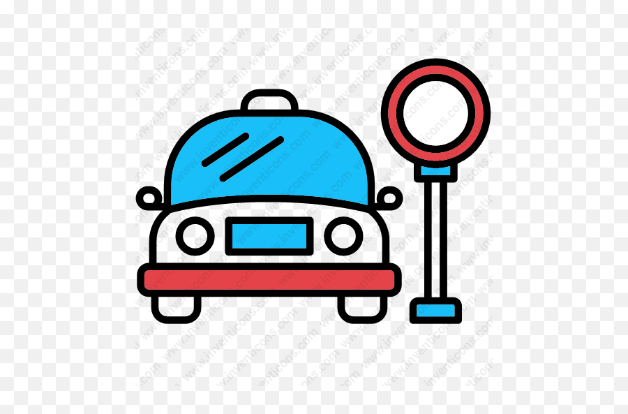 Download Taxi Stand Vector Icon Inventicons Png Cab