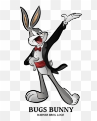 Bugs Bunny Logo - Warner Bros Bugs Bunny Wb Png,Warner Bros Family Entertainment Logo