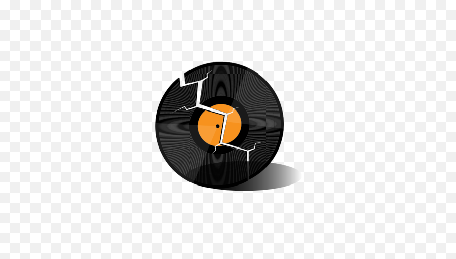 Broken Vinyl Record Illustration Vector And Transparent - Broken Vinyl Record Png,Broken Png