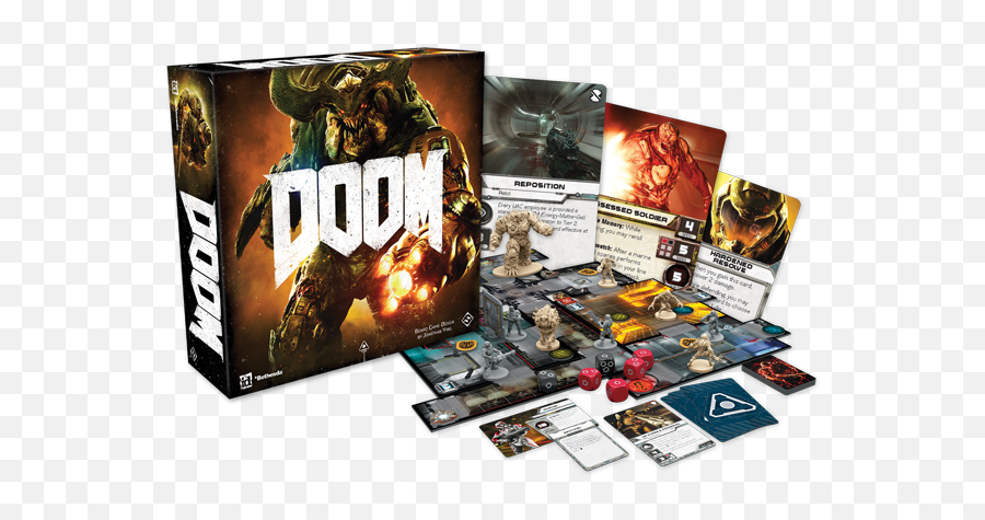 Doom - Doom The Board Game Png,Doom Logo Transparent