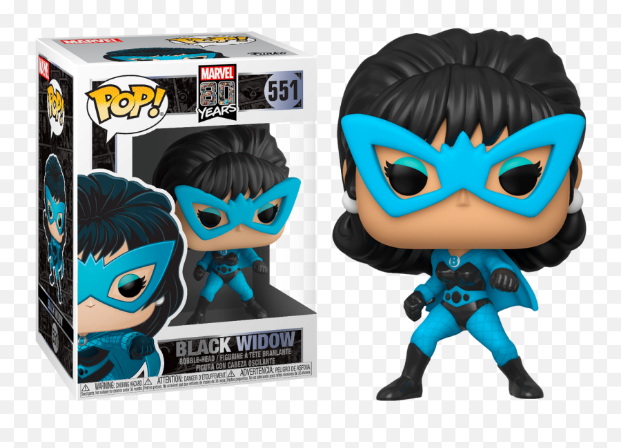 Black Widow - Black Widow First Appearance 80th Anniversary Pop Vinyl Figure Funko Pop 80 Years Marvel Png,Black Widow Png