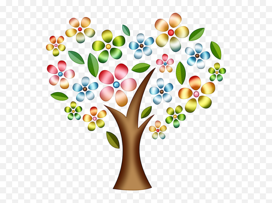 Download Artistic - Arbre En Fleurs Clip Art Png Image With Fleur D Arbre Clipart,Artistic Png