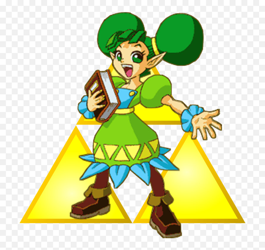 Farore Zelda Transparent Cartoon - Jingfm Farore Legend Of Zelda Png,Triforce Transparent Background