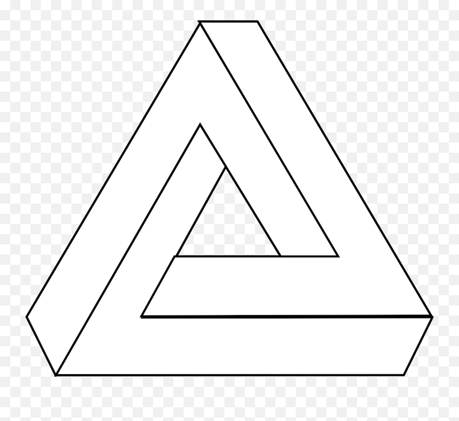 Optical Illusion Triangle Puzzle - Free Vector Graphic On Ilusion Optica Png,Triangle Shape Png