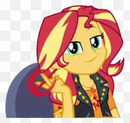 Thebar Chair Confident Equestria Girls - Mlp Eg Sunset Shimmer Png,Shimmer Png