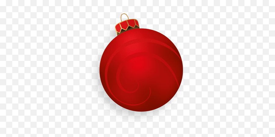 Bola De Navidad 3d Roja - Christmas Ornament Png,Navidad Png