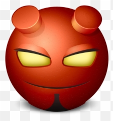 Hellboy Emoji - Hellboy Icon Png,Hellboy Png