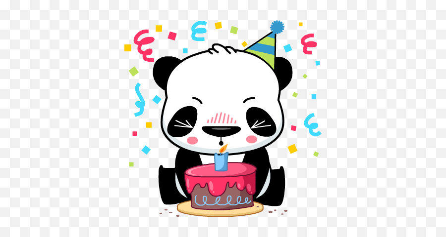 Panda Emoji - Happy Birthday Panda Emoji Png,Panda Emoji Png