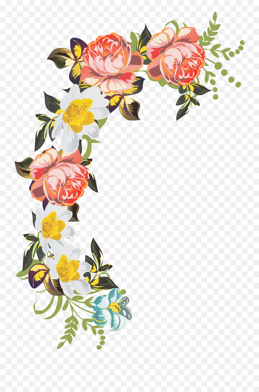 Library Of Cross Funeral Flowers Banner - Transparent Art Nouveau Flowers Png,Funeral Flowers Png