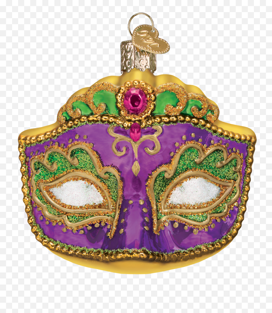 Mardi Gras Ornament New Orleans - Mardi Gras Mask Transparent Png,Mardi Gras Mask Png