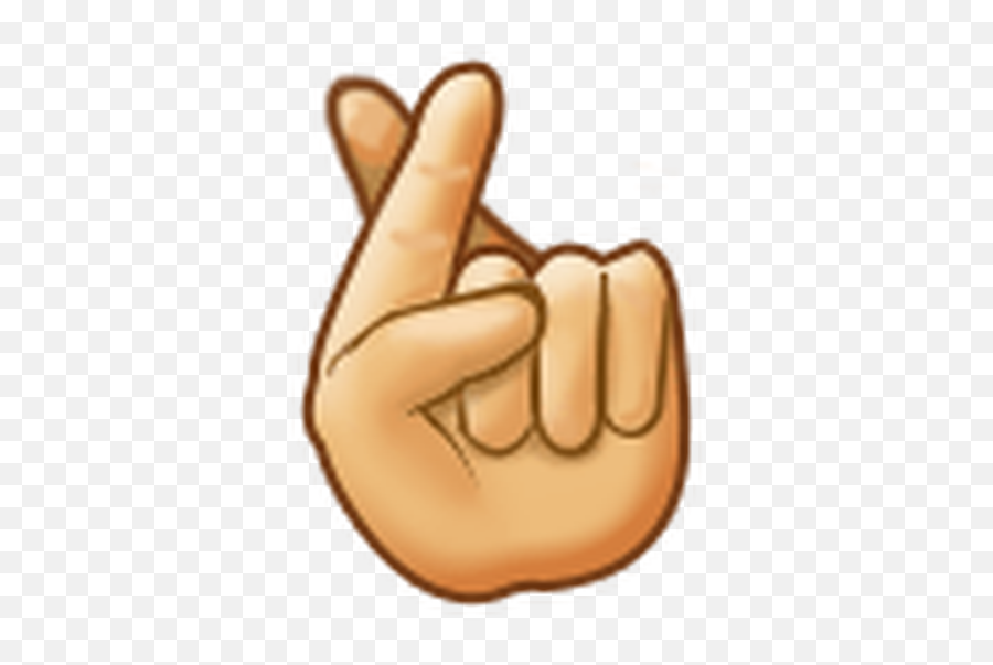 Cross Finger Emoji Png Picture - Crossed Fingers Emoji Samsung,Fingers Crossed Png
