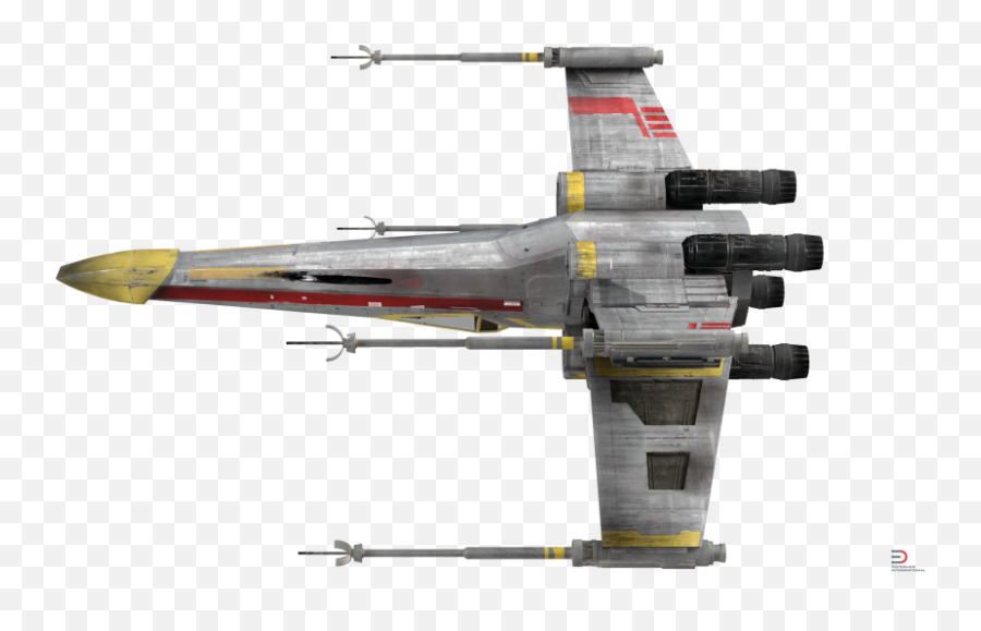 Download Star Wars X Wing Starfighter Yellow Royalty Free 3d - Sukhoi Png,X Wing Png