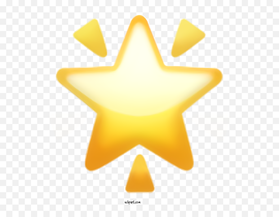 Holidays Yellow Star For Diwali - Transparent Png Star Emoji Png,Yellow Star Transparent
