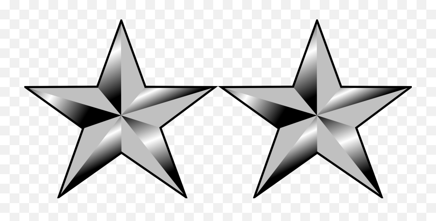 Clip Freeuse Library Army Star Clipart - Army Major General Rank Png,Army Star Png