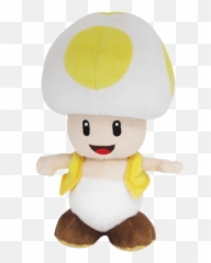 Lakitu Png - Plush Toys Yellow Toad Plush Transparent Mario Yellow Toad Plush,Lakitu Png