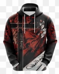 Hellsing Alucard New Version Unisex 3d Hoodie - Otakuranger Hellsing Ultimate Alucard Png,Hellsing Png