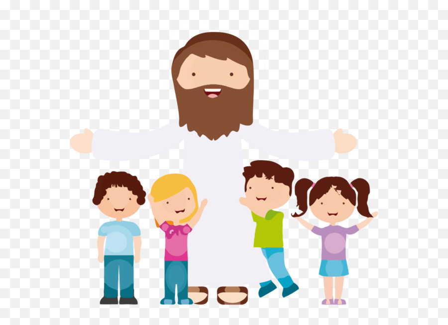 Download Jesus Vector 160 By Minayoussefsaleb - Transparent Jesus Con Niños Png,Jesus Png
