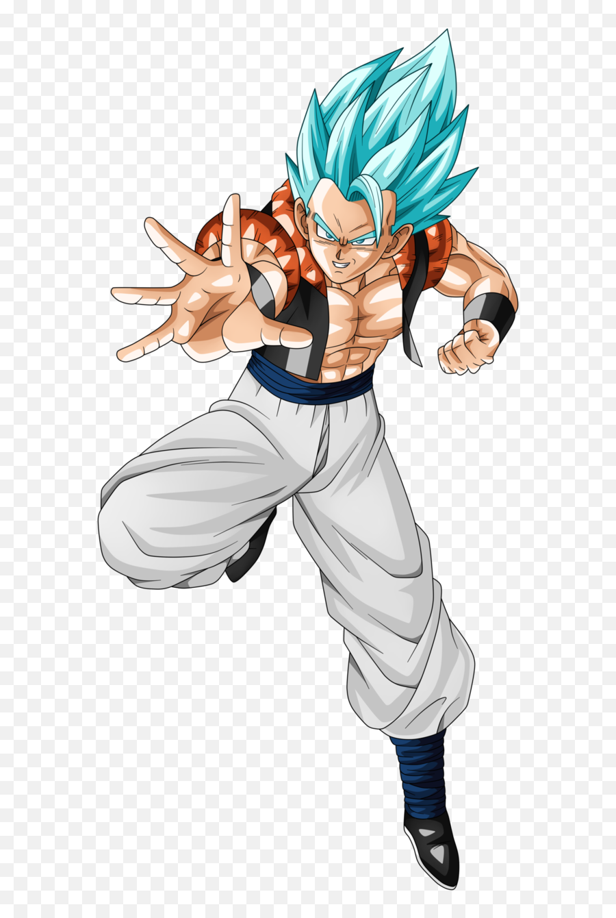 Gogeta Ssj Blue By Xxcholo15xx - Gogeta E Vegetto Png,Gogeta Png