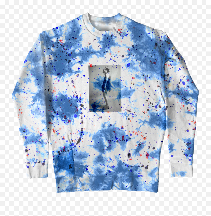 Weird Paint Splatter Long Sleeve T - Shirt Long Sleeve Png,Paint Splatter Transparent
